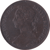 1881 FARTHING ( EF ) A - Farthing - Cambridgeshire Coins