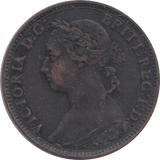 1881 FARTHING ( FAIR ) - Farthing - Cambridgeshire Coins