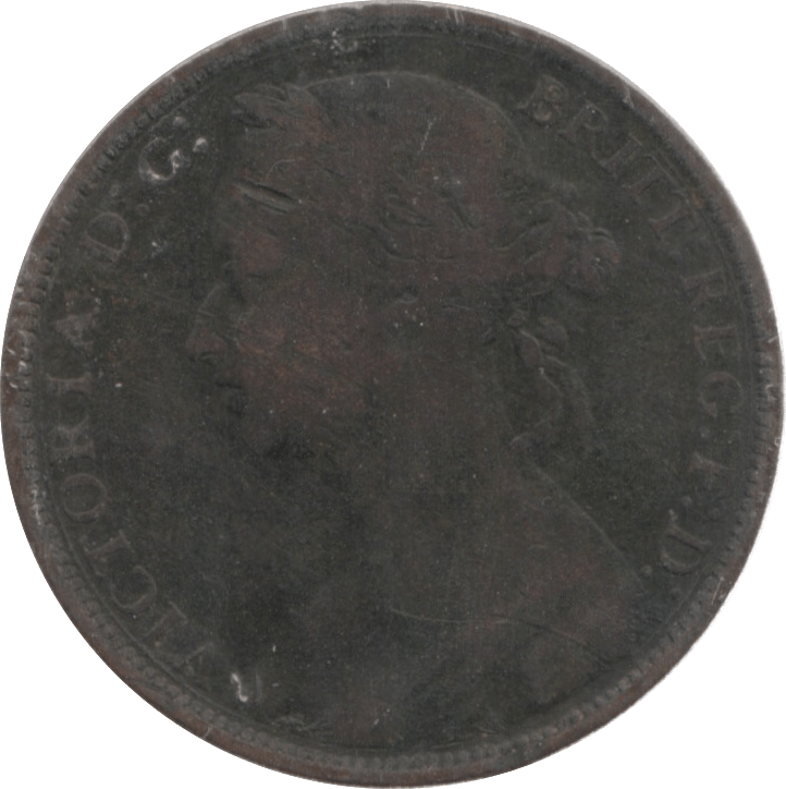 1881 PENNY ( FINE ) H - Penny - Cambridgeshire Coins