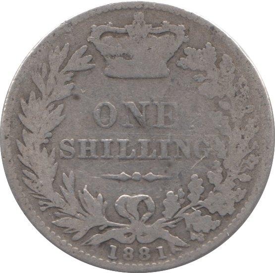 1881 SHILLING ( FINE ) - Shilling - Cambridgeshire Coins