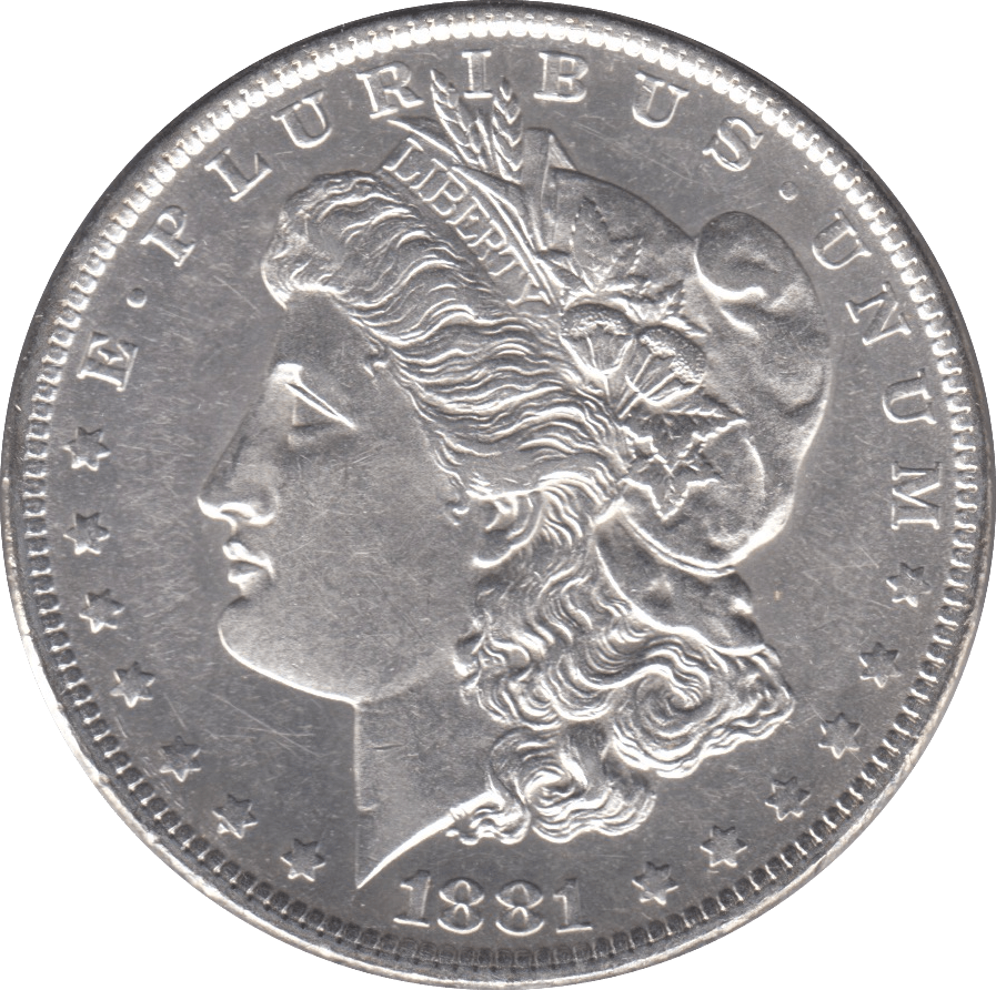 1881 SILVER MORGAN DOLLAR USA NEW ORLEANS MINT - SILVER WORLD COINS - Cambridgeshire Coins