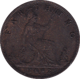 1882 H FARTHING ( GEF ) - Farthing - Cambridgeshire Coins