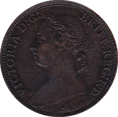 1882 H FARTHING ( GEF ) - Farthing - Cambridgeshire Coins