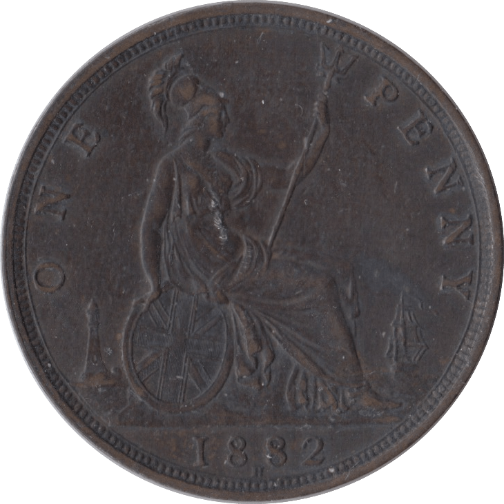 1882 PENNY ( GVF ) - Penny - Cambridgeshire Coins