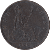 1882 PENNY ( GVF ) - Penny - Cambridgeshire Coins