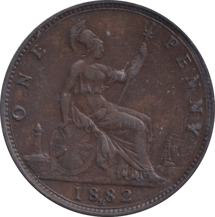 1882 PENNY ( GVF ) - Penny - Cambridgeshire Coins