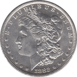 1882 SILVER MORGAN DOLLAR USA NEW ORLEANS MINT - SILVER WORLD COINS - Cambridgeshire Coins