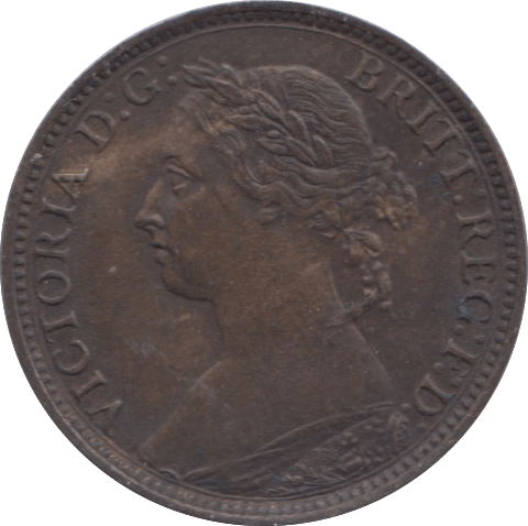 1883 FARTHING ( EF ) 23 - Farthing - Cambridgeshire Coins