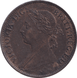 1883 FARTHING ( EF ) - Farthing - Cambridgeshire Coins