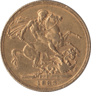 1883 GOLD SOVEREIGN ( GVF ) SYDNEY MINT - Sovereign - Cambridgeshire Coins