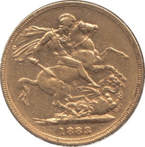 1883 GOLD SOVEREIGN MELBOURNE MINT ( GVF ) - Sovereign - Cambridgeshire Coins