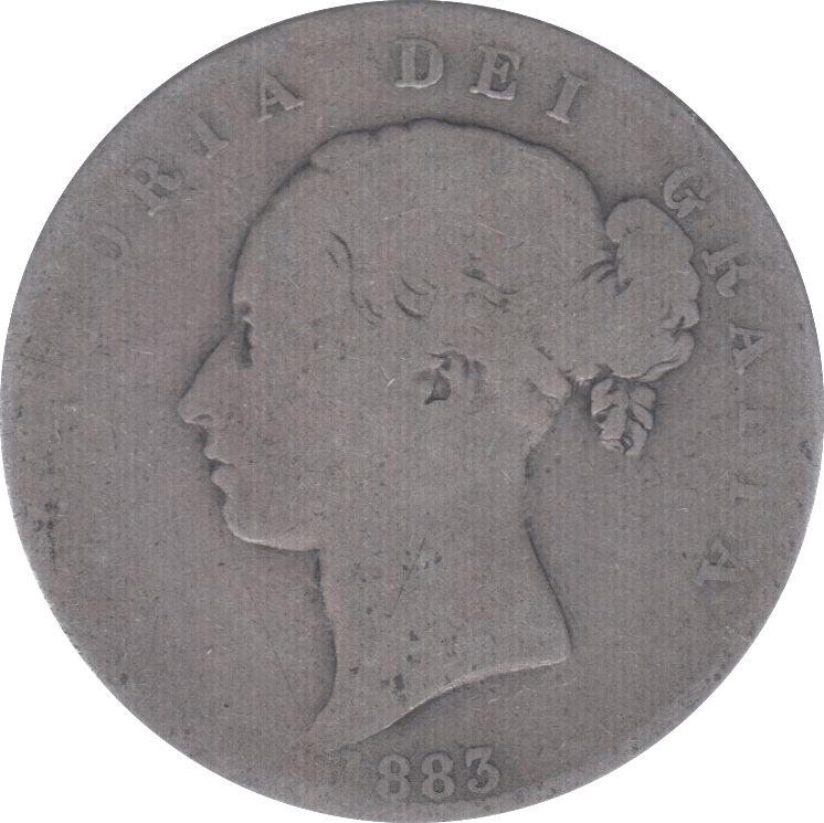 1883 HALFCROWN ( FAIR ) 6 - Halfcrown - Cambridgeshire Coins