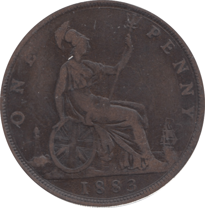 1883 PENNY ( GF ) 1 - Penny - Cambridgeshire Coins