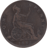 1883 PENNY ( GF ) 1 - Penny - Cambridgeshire Coins