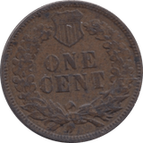 1883 USA ONE CENT - WORLD COINS - Cambridgeshire Coins