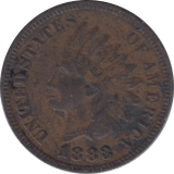 1883 USA ONE CENT - WORLD COINS - Cambridgeshire Coins