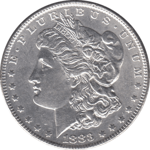 1883 USA SILVER MORGAN DOLLAR PHILADELPHIA MINT - SILVER WORLD COINS - Cambridgeshire Coins