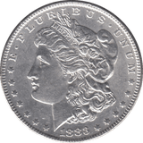 1883 USA SILVER MORGAN DOLLAR PHILADELPHIA MINT - SILVER WORLD COINS - Cambridgeshire Coins