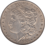 1883 USA SILVER MORGAN DOLLAR - SILVER WORLD COINS - Cambridgeshire Coins