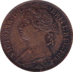 1884 FARTHING ( AUNC ) - Farthing - Cambridgeshire Coins