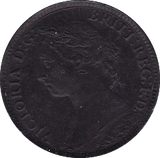 1884 FARTHING ( UNC ) - Farthing - Cambridgeshire Coins