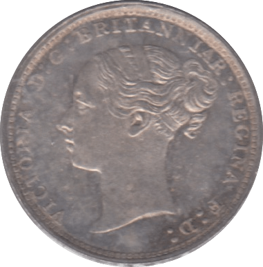 1884 MAUNDY THREEPENCE ( AUNC ) - Maundy Coins - Cambridgeshire Coins