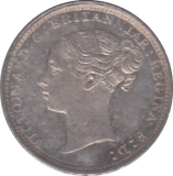 1884 MAUNDY THREEPENCE ( AUNC ) - Maundy Coins - Cambridgeshire Coins