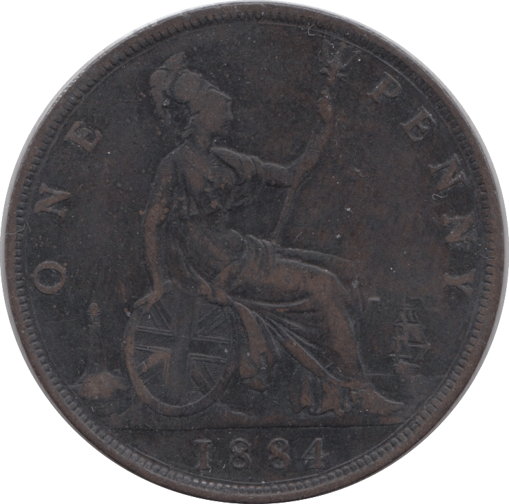 1884 PENNY ( EF ) - Penny - Cambridgeshire Coins