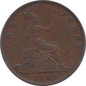 1884 PENNY ( GVF ) 8 - Penny - Cambridgeshire Coins