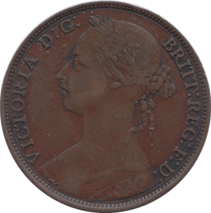 1884 PENNY ( GVF ) 8 - Penny - Cambridgeshire Coins