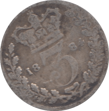 1884 THREEPENCE ( FAIR ) - threepence - Cambridgeshire Coins