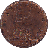 1885 FARTHING ( BU ) - Farthing - Cambridgeshire Coins