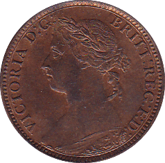 1885 FARTHING ( BU ) - Farthing - Cambridgeshire Coins