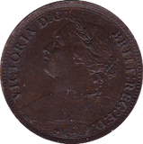 1885 FARTHING ( UNC ) - Farthing - Cambridgeshire Coins