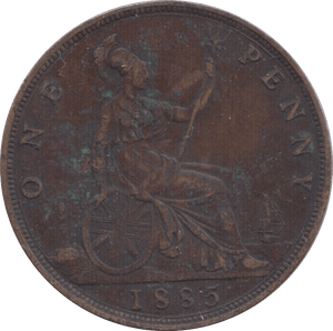 1885 PENNY ( GF ) - Penny - Cambridgeshire Coins