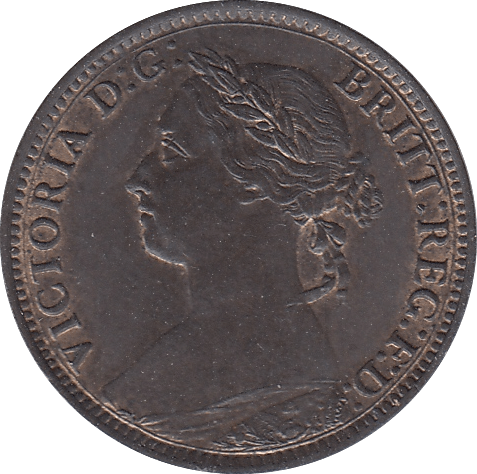 1886 FARTHING ( BU ) - Farthing - Cambridgeshire Coins