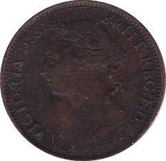 1886 FARTHING ( EF ) - Farthing - Cambridgeshire Coins