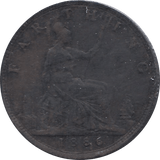 1886 FARTHING ( GF ) - Farthing - Cambridgeshire Coins