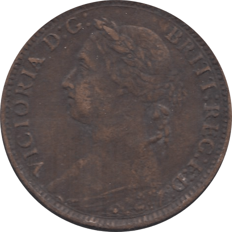 1886 FARTHING ( GF ) - Farthing - Cambridgeshire Coins