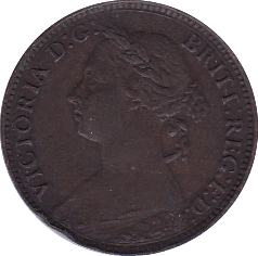 1886 FARTHING ( VF ) B - Farthing - Cambridgeshire Coins