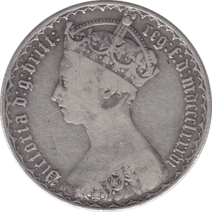 1886 FLORIN ( FINE ) - FLORIN - Cambridgeshire Coins