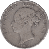 1886 HALFCROWN ( FINE ) - Halfcrown - Cambridgeshire Coins