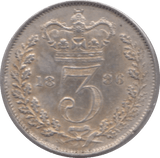 1886 MAUNDY THREEPENCE ( AUNC ) - Maundy Coins - Cambridgeshire Coins