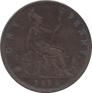 1886 PENNY ( GF ) 8 - Penny - Cambridgeshire Coins