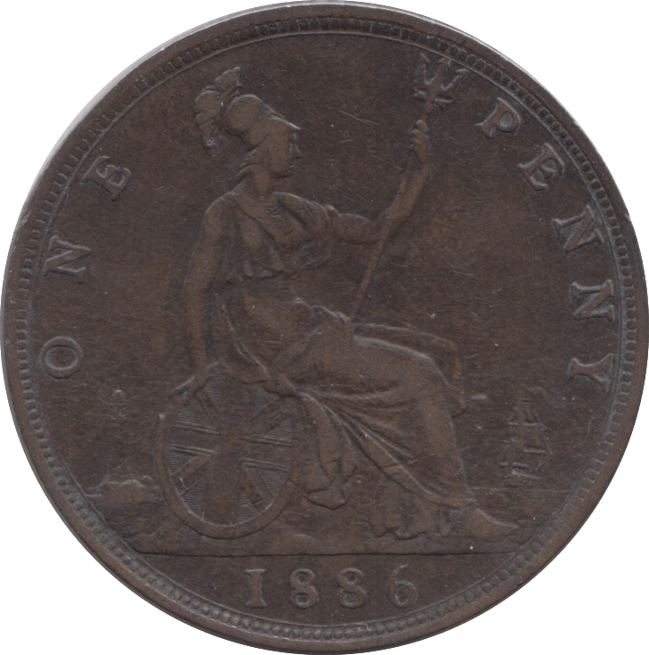 1886 PENNY ( GF ) 8 - Penny - Cambridgeshire Coins