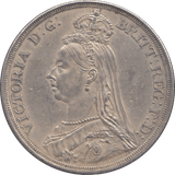 1887 CROWN ( AUNC ) - Crown - Cambridgeshire Coins