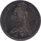 1887 CROWN ( EF ) - Crown - Cambridgeshire Coins