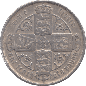 1887 FLORIN ( FINE ) - Florin - Cambridgeshire Coins