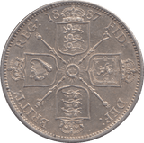 1887 FLORIN ( UNC ) - Florin - Cambridgeshire Coins