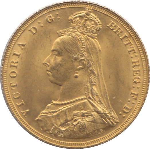 1887 GOLD SOVEREIGN ( UNC ) REF 4 - Sovereign - Cambridgeshire Coins